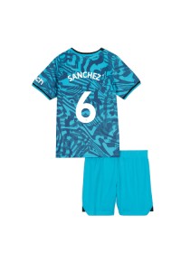 Fotbalové Dres Tottenham Hotspur Davinson Sanchez #6 Dětské Třetí Oblečení 2022-23 Krátký Rukáv (+ trenýrky)